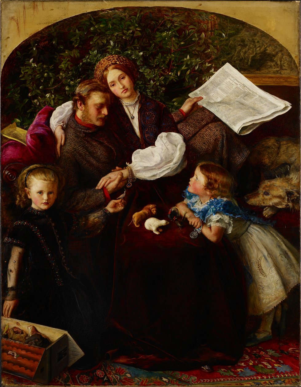 Pokój zawarty, 1856 autorstwa John Everett Millais