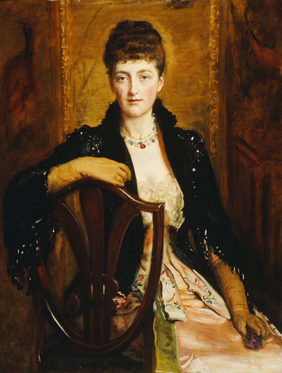 Portret Alice Sophii Caroline Stuart Wortley, córki artystki, 1887 autorstwa John Everett Millais