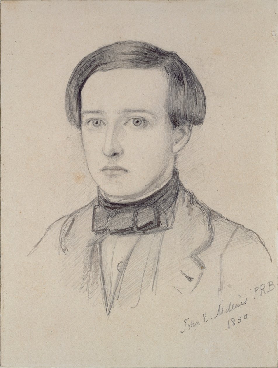 Portret Charlesa Allstona Collinsa, 1850 autorstwa John Everett Millais