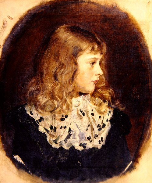 Portret panny Margaret Millais (olej na płótnie) autorstwa John Everett Millais