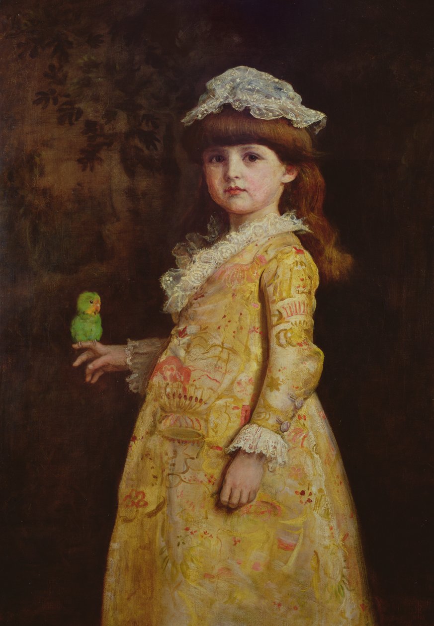 Portret panny Margaret Millais, 1883 autorstwa John Everett Millais