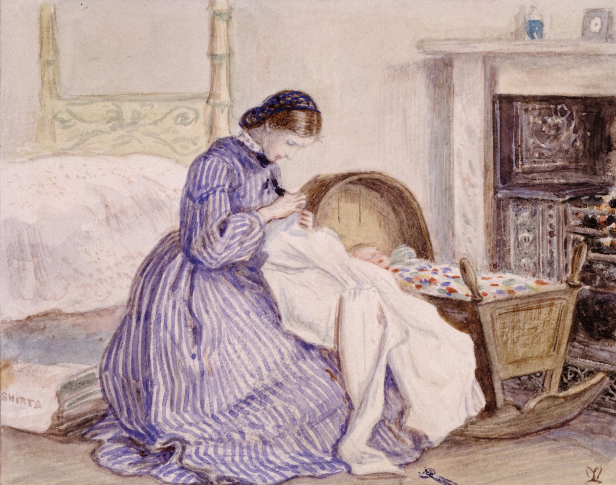 Góra lodowa Stewarta Harrisona - krawcowa, 1860. autorstwa John Everett Millais