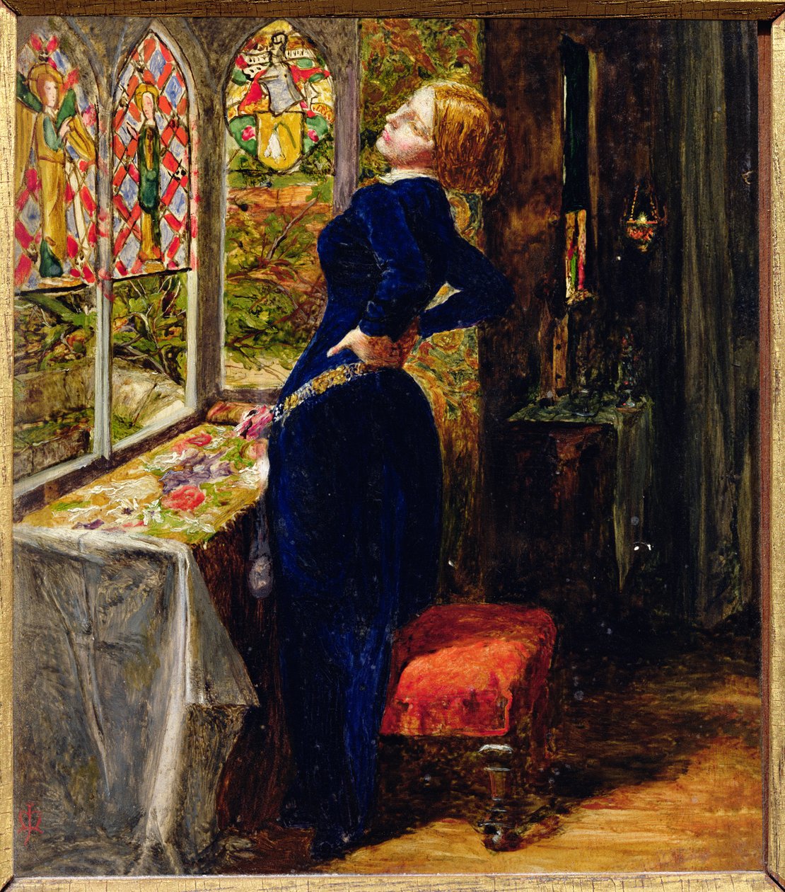 Studiuj dla Mariany w Fosa (patrz MAK 618) autorstwa John Everett Millais