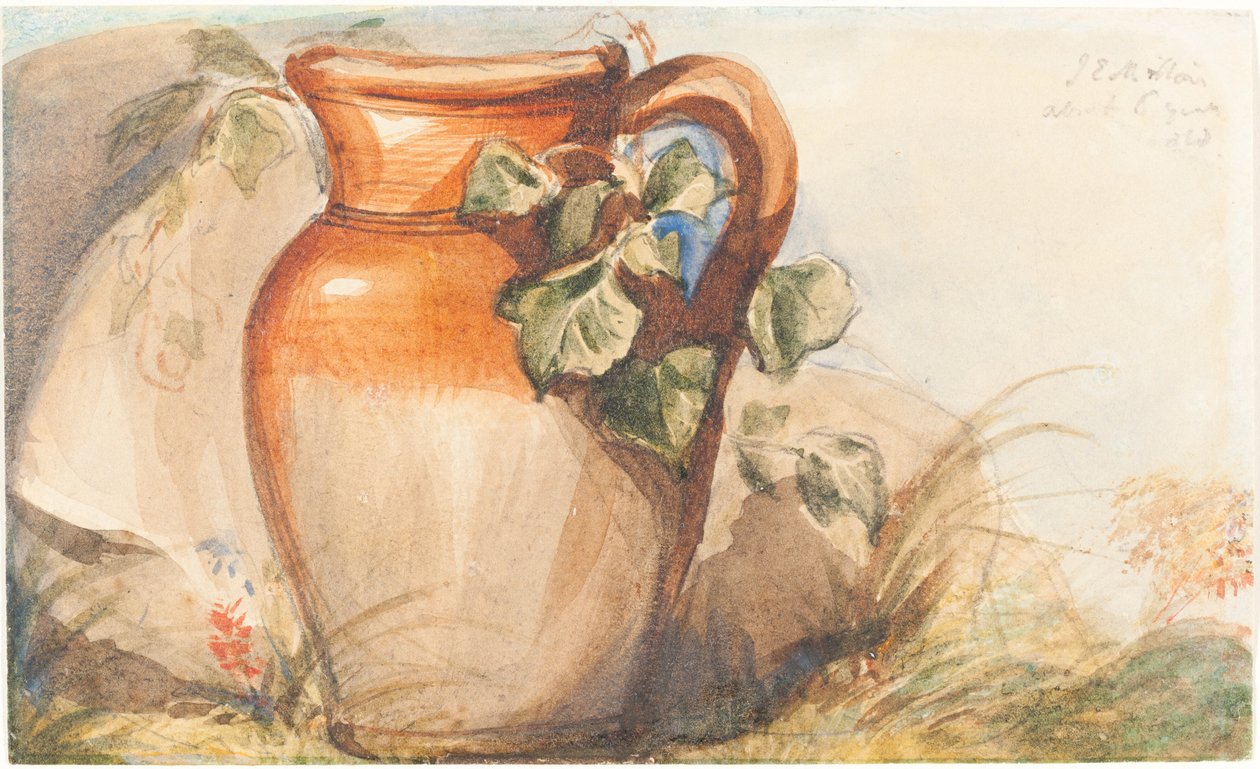 Studium dzbanka [recto] autorstwa John Everett Millais