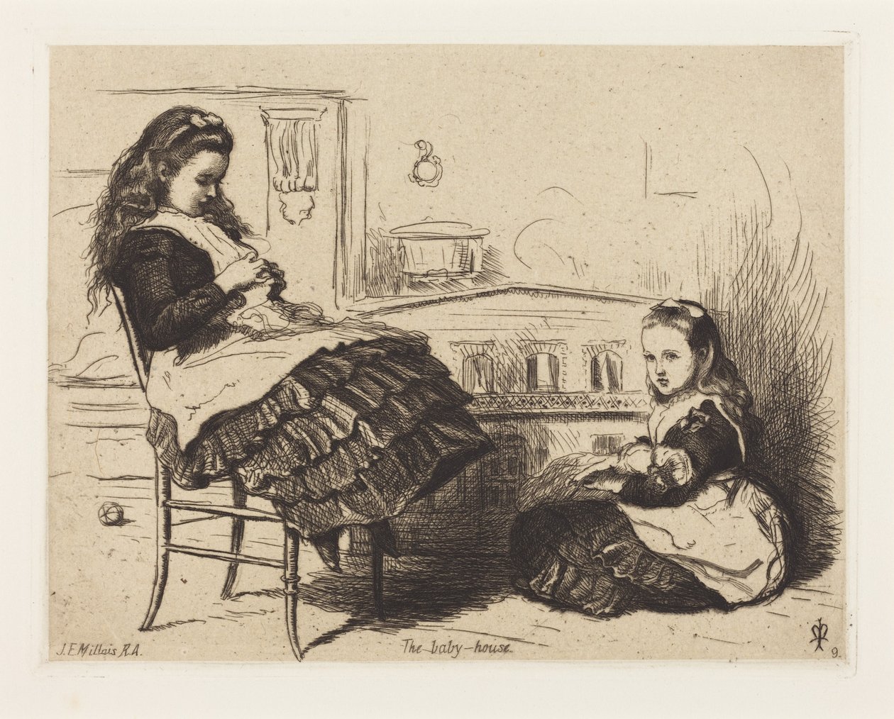 Domek dla lalek autorstwa John Everett Millais