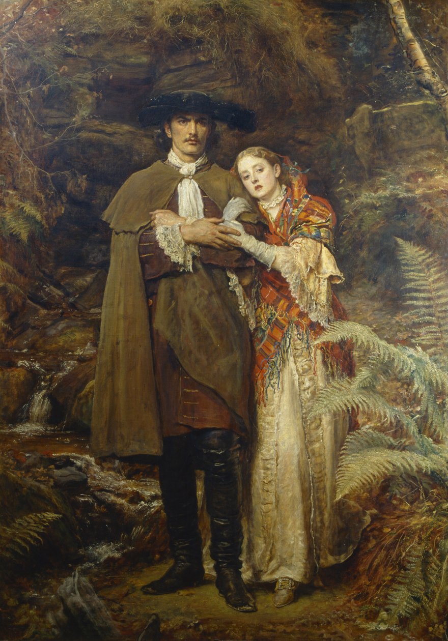 Narzeczona Lammermoor autorstwa John Everett Millais
