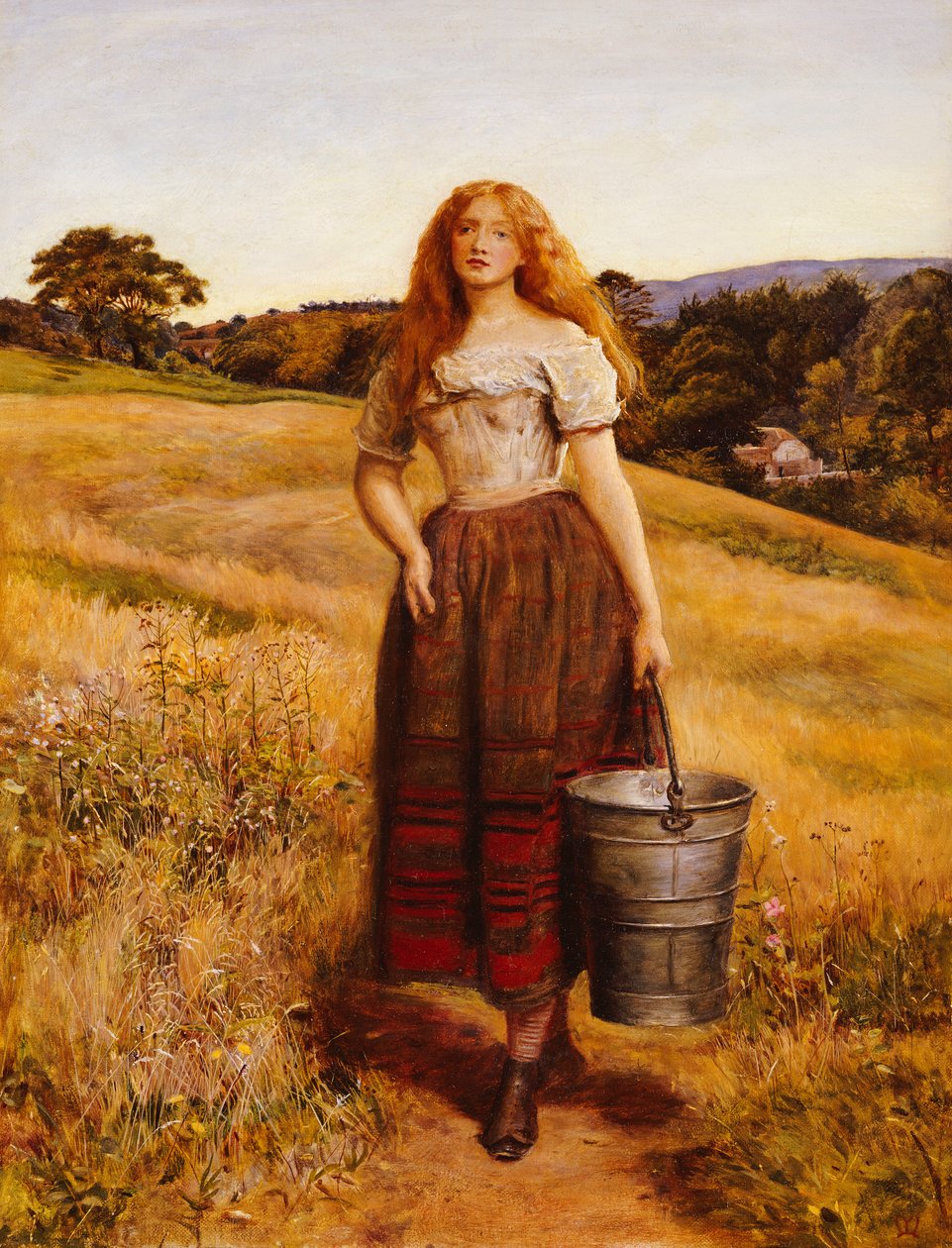 Córka rolnika autorstwa John Everett Millais