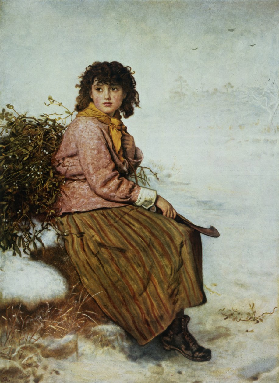 Zbieracz jemioły, 1894 autorstwa John Everett Millais
