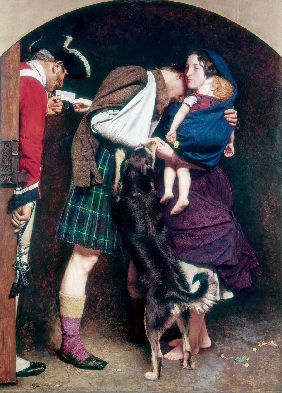 Nakaz zwolnienia, 1746, 1852-1853 autorstwa John Everett Millais