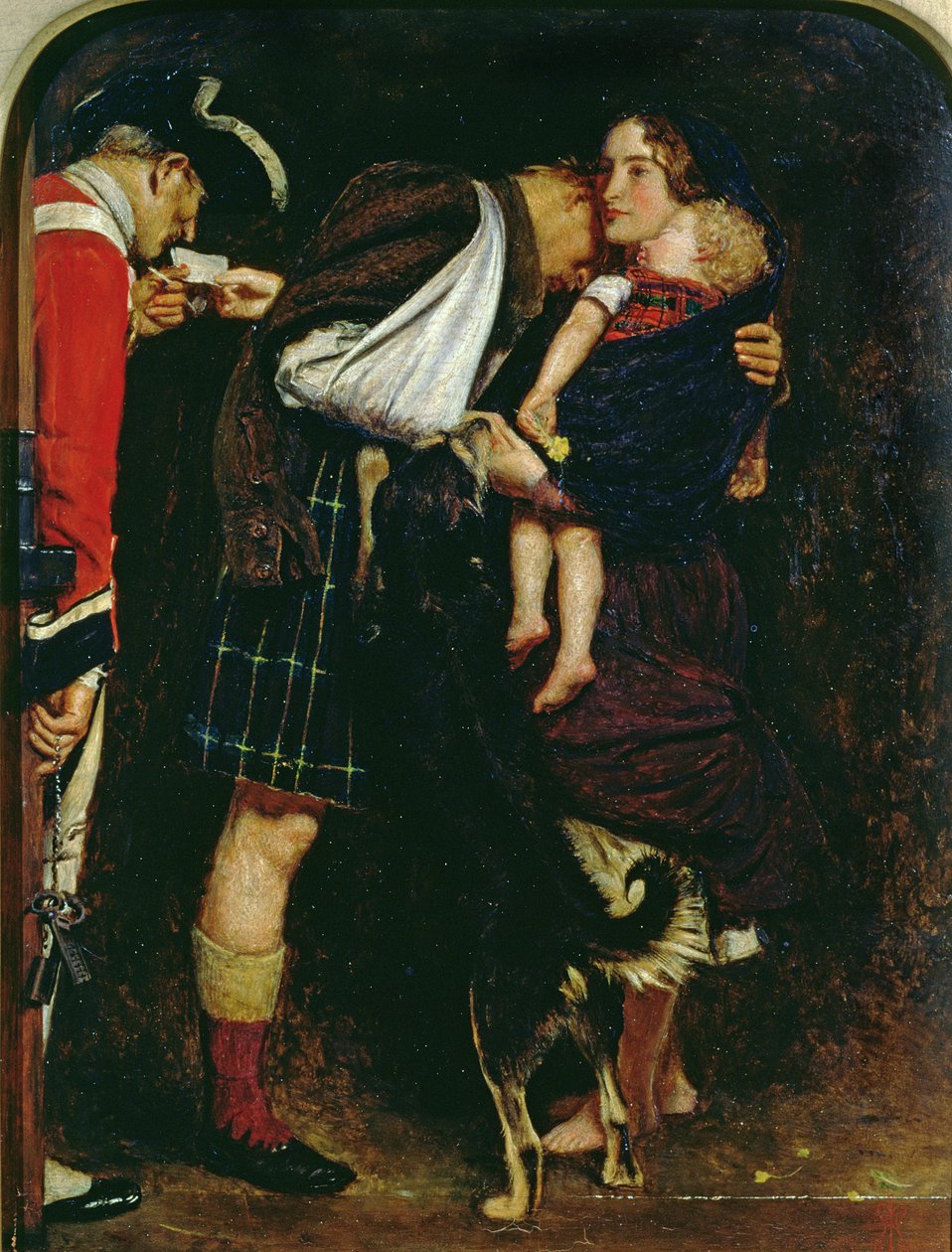 Nakaz zwolnienia, 1853 autorstwa John Everett Millais