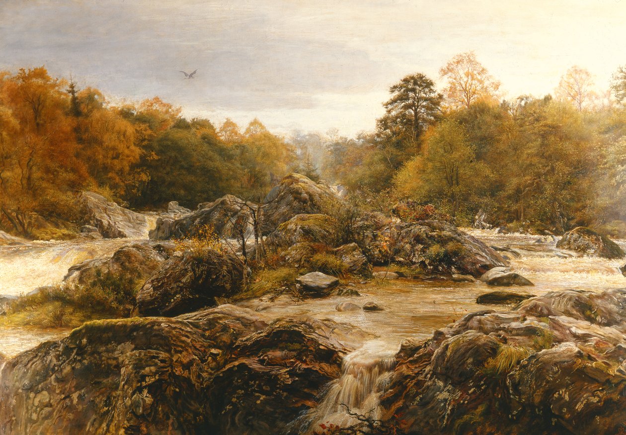 Dźwięk wielu wód, 1876 (olej na płótnie) autorstwa John Everett Millais