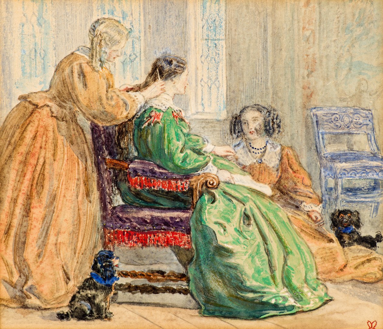 Toaleta autorstwa John Everett Millais