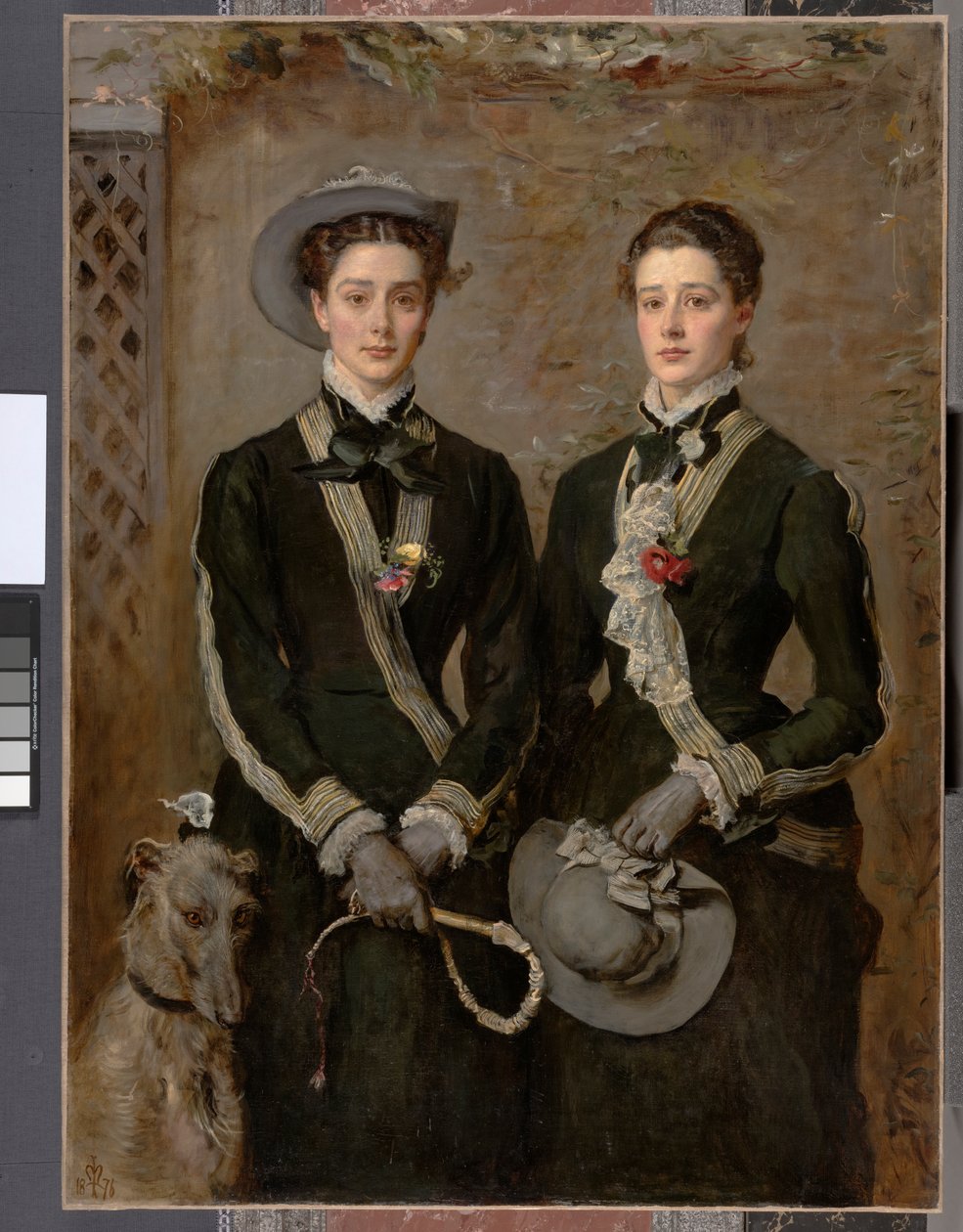 Bliźniaczki, Portret Kate Edith i Grace Maud Hoare, 1876 autorstwa John Everett Millais