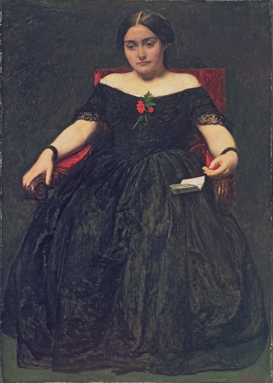 Wędrujące myśli, ok. 1855 (olej na płótnie) autorstwa John Everett Millais