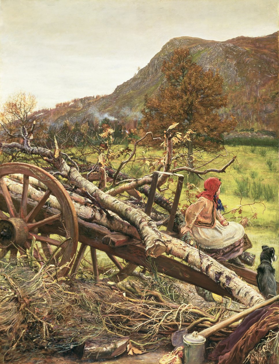 Paliwo zimowe autorstwa John Everett Millais