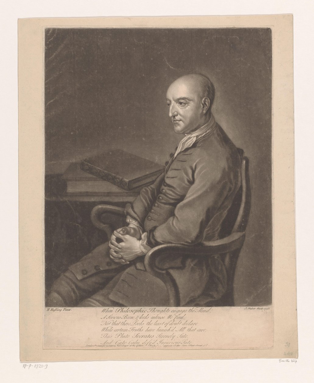 Portret van Humphreya Skeltona autorstwa John Faber (II)