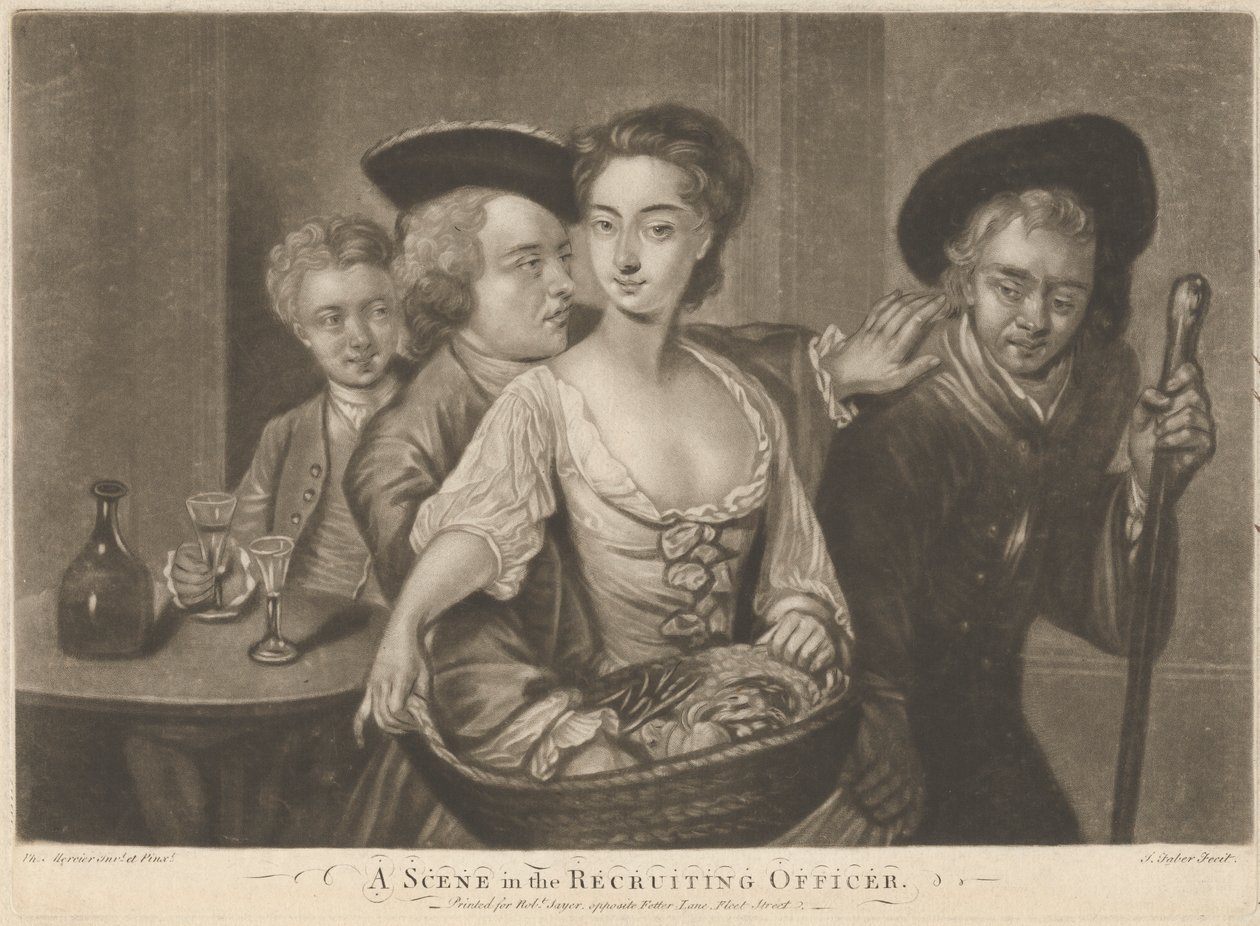 Scena w filmie „Oficer rekrutacyjny” autorstwa John Faber the younger