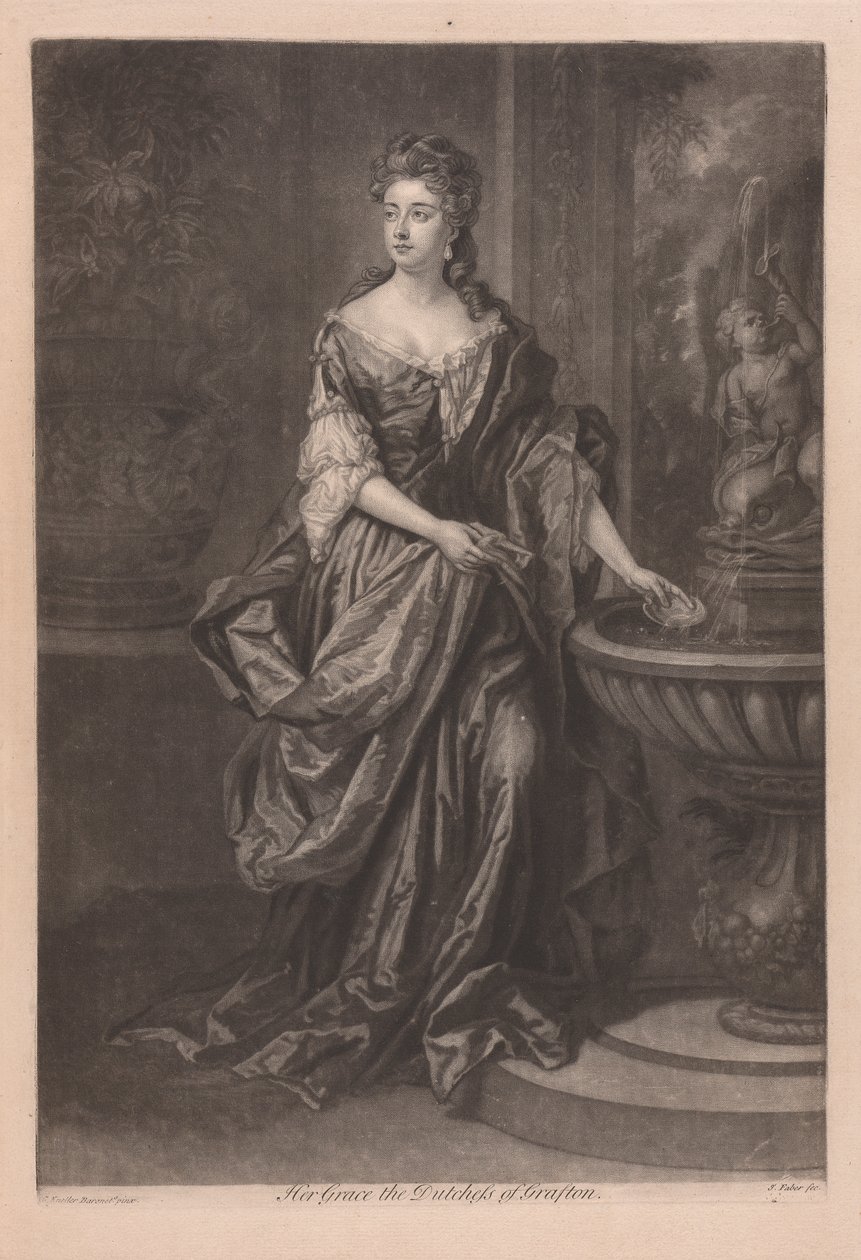 Jej Wysokość Księżna Grafton autorstwa John Faber the younger
