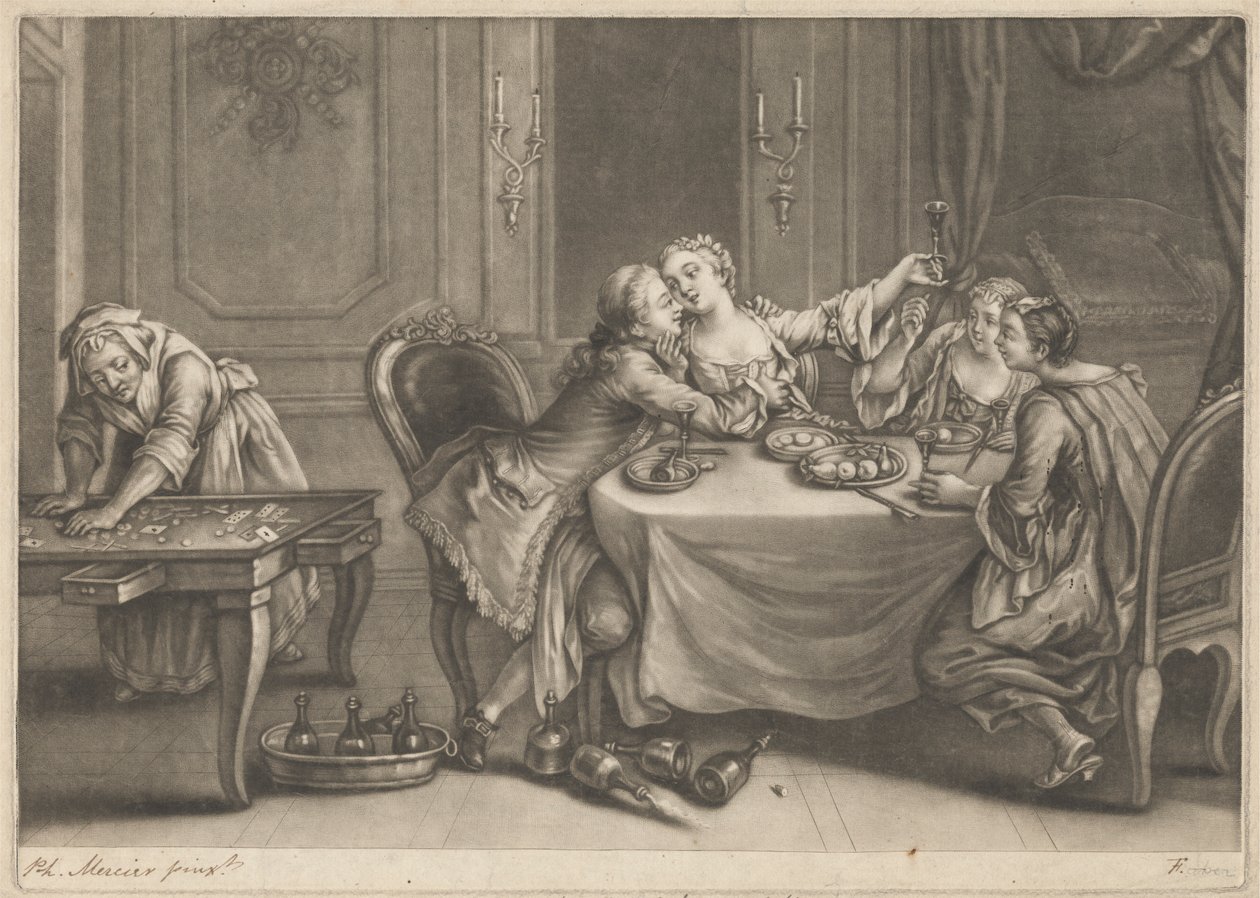 Syn marnotrawny z nierządnicami autorstwa John Faber the younger