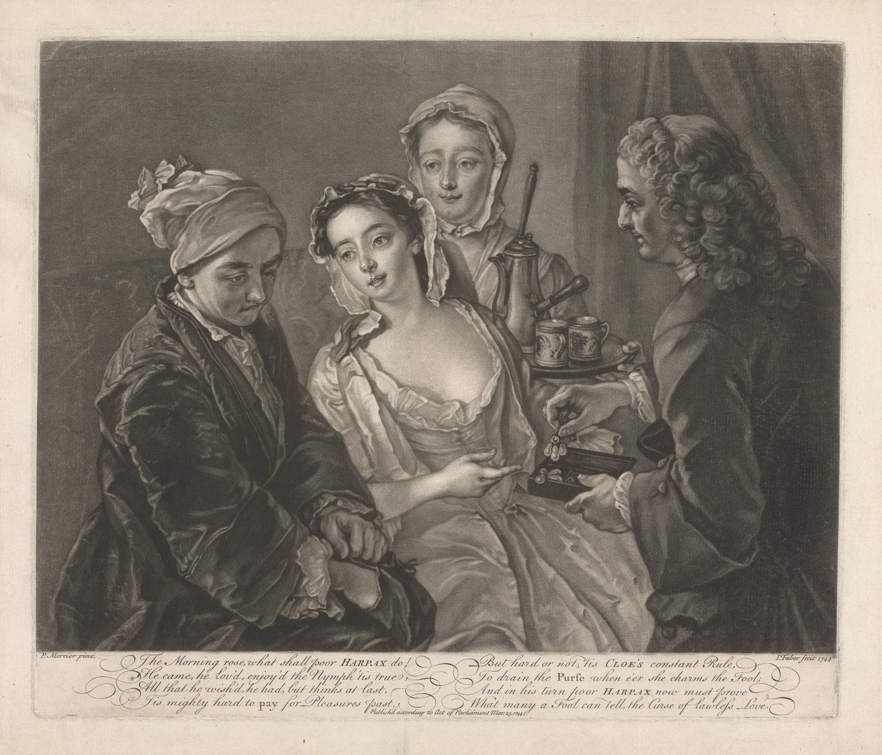 Poranna róża, co zrobi biedny Harpaks! autorstwa John Faber the younger