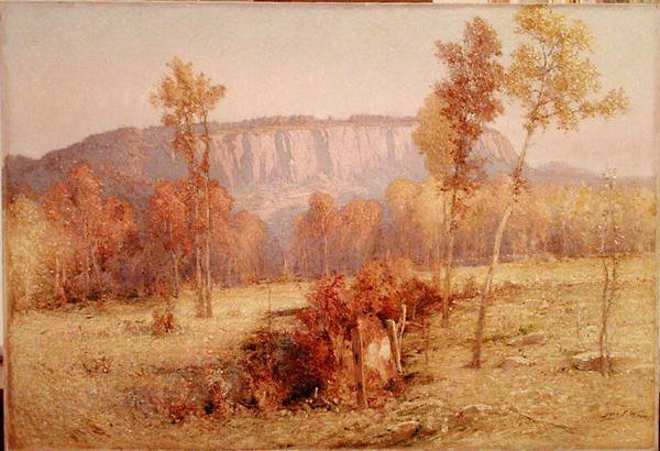 East Rock, New Haven, ok. 1901 (olej na płótnie) autorstwa John Ferguson Weir