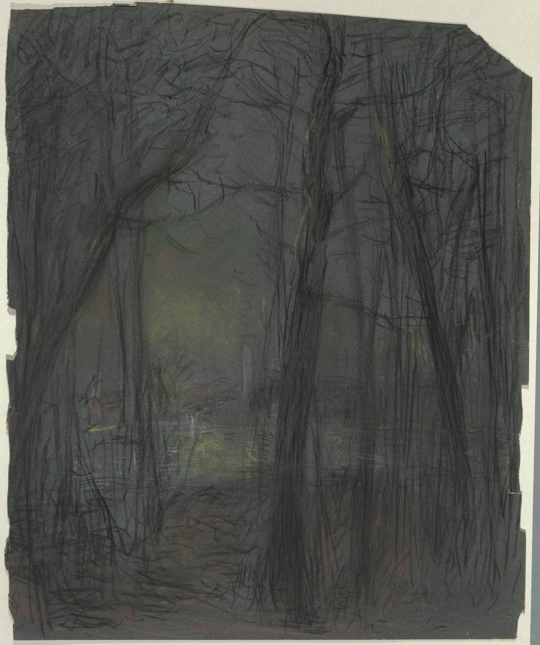 Scena leśna autorstwa John Ferguson Weir