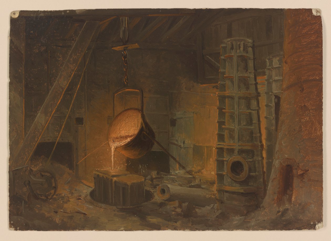 West Point Foundry, Cold Spring, Nowy Jork autorstwa John Ferguson Weir
