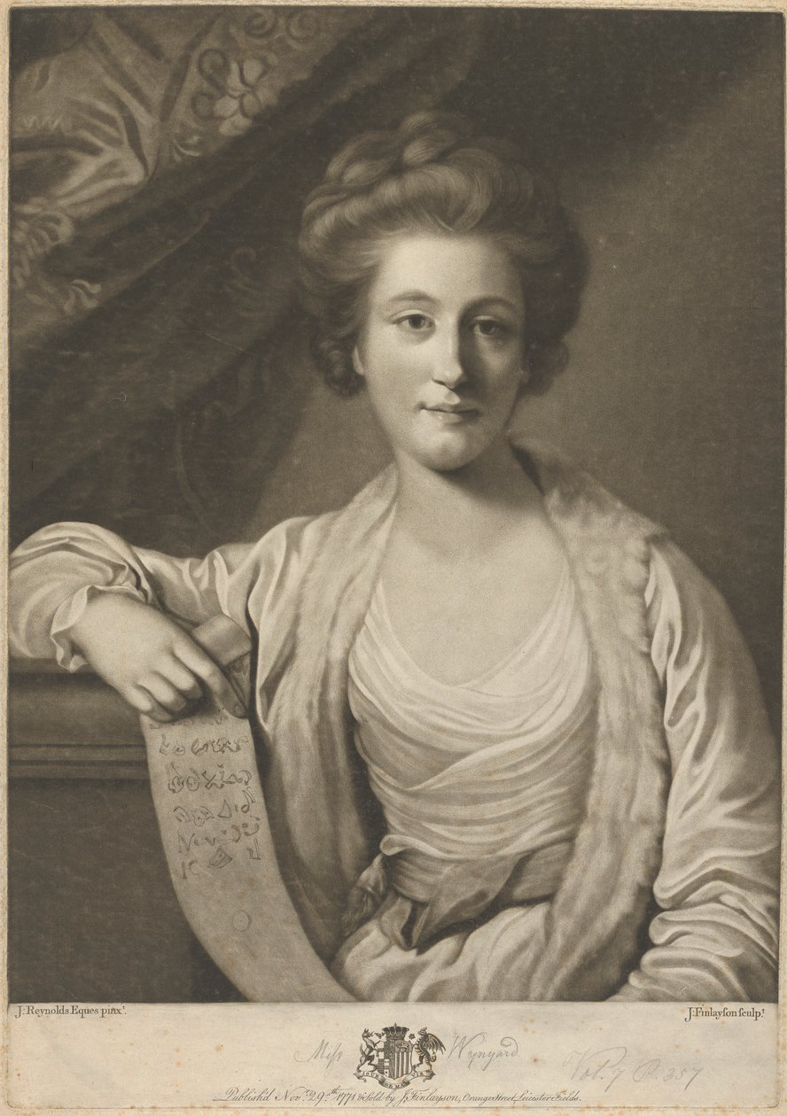 Panna Emily Wynyard autorstwa John Finlayson