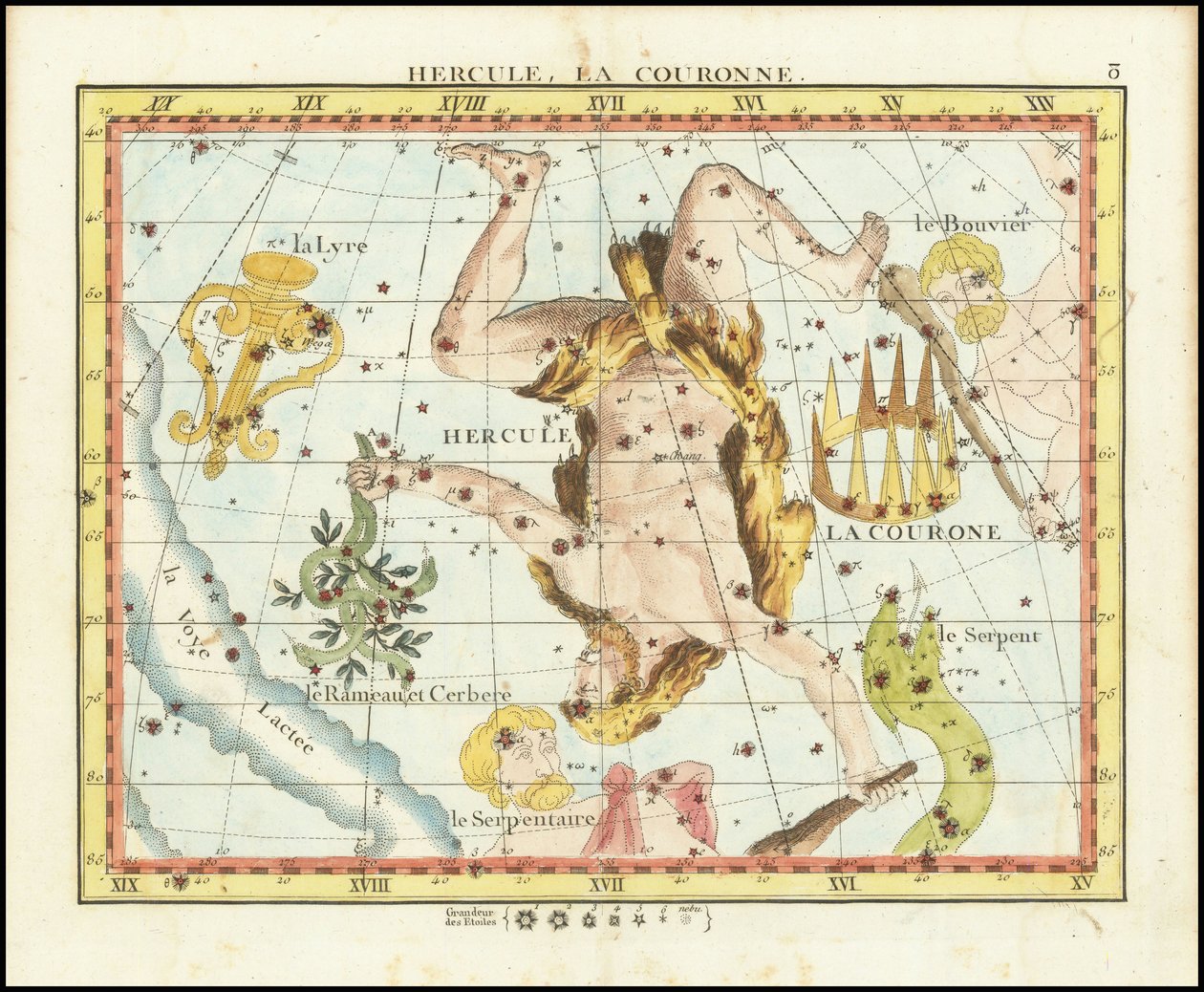 Herkules, Korona autorstwa John Flamsteed