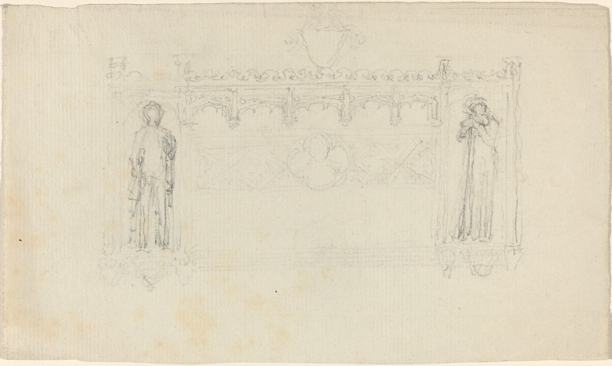 Projekt pomnika Simcoe, katedra w Exeter autorstwa John Flaxman