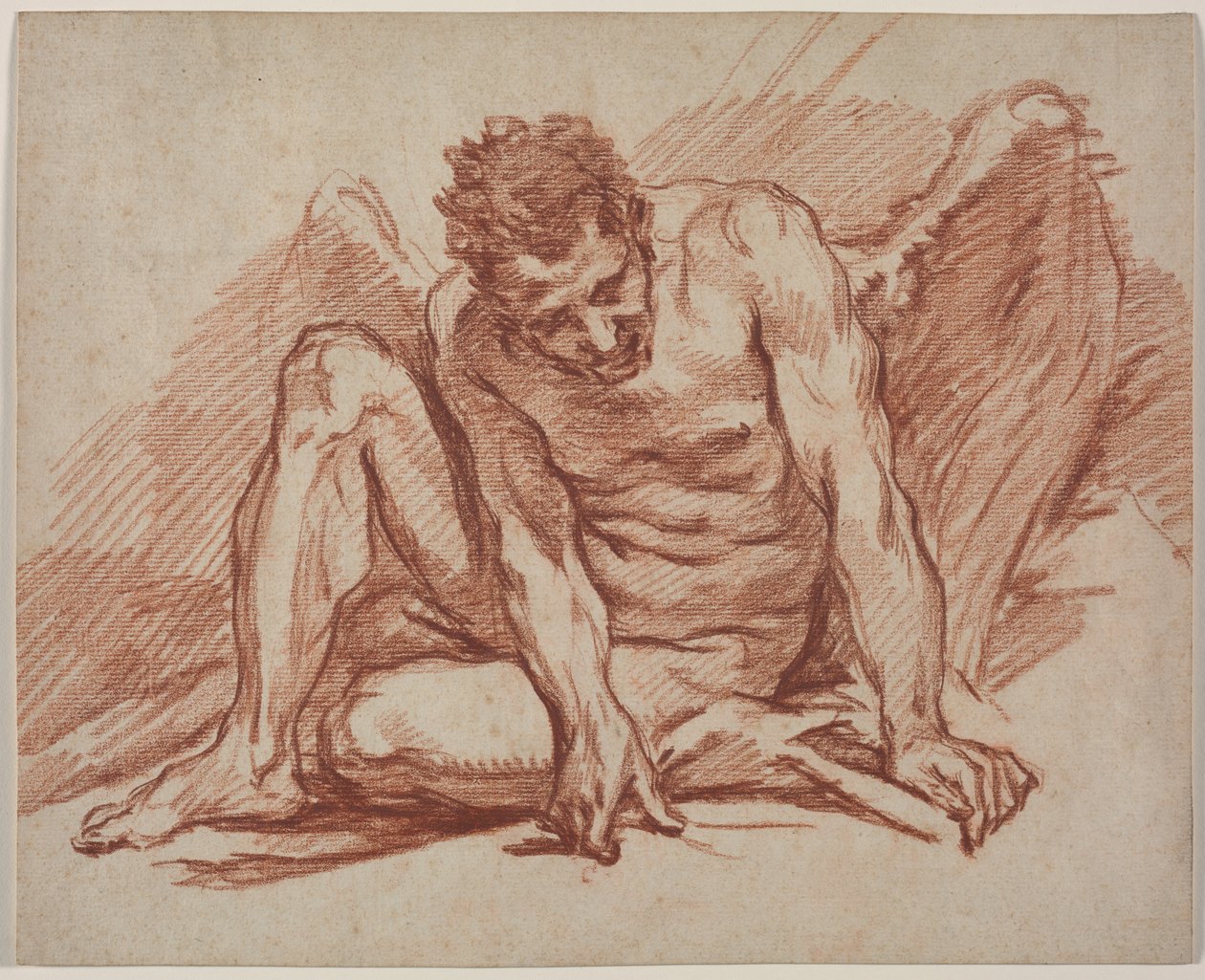 Męska Akademia ze Skrzydłami autorstwa John Flaxman
