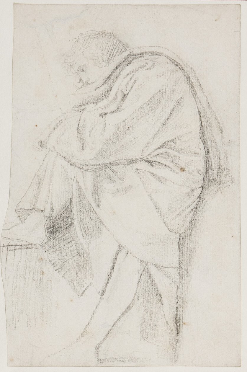 Człowiek zamyślony, ok. 1790 autorstwa John Flaxman