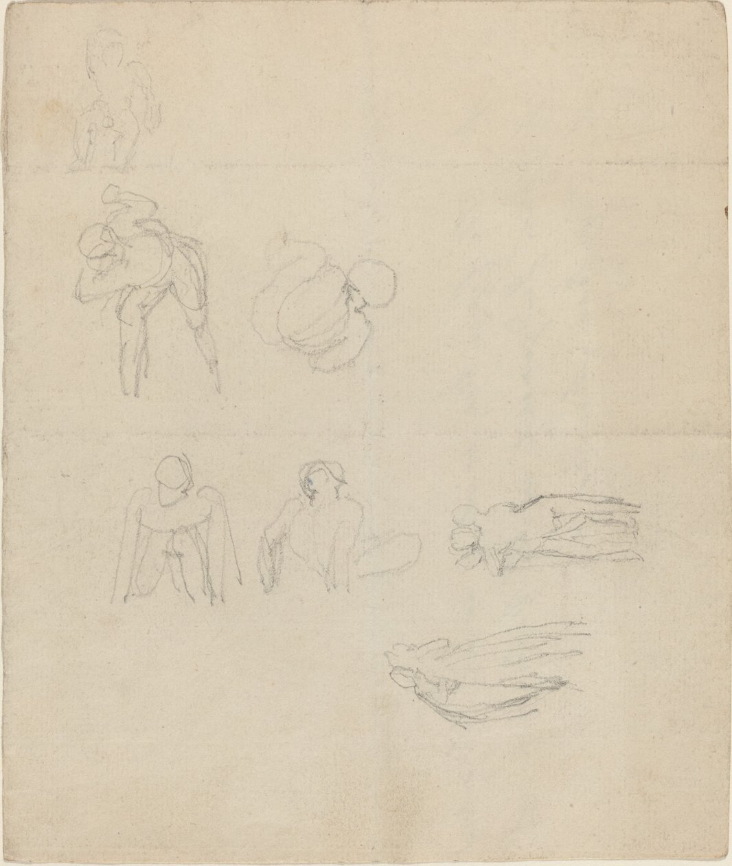 Arkusz badań figur autorstwa John Flaxman