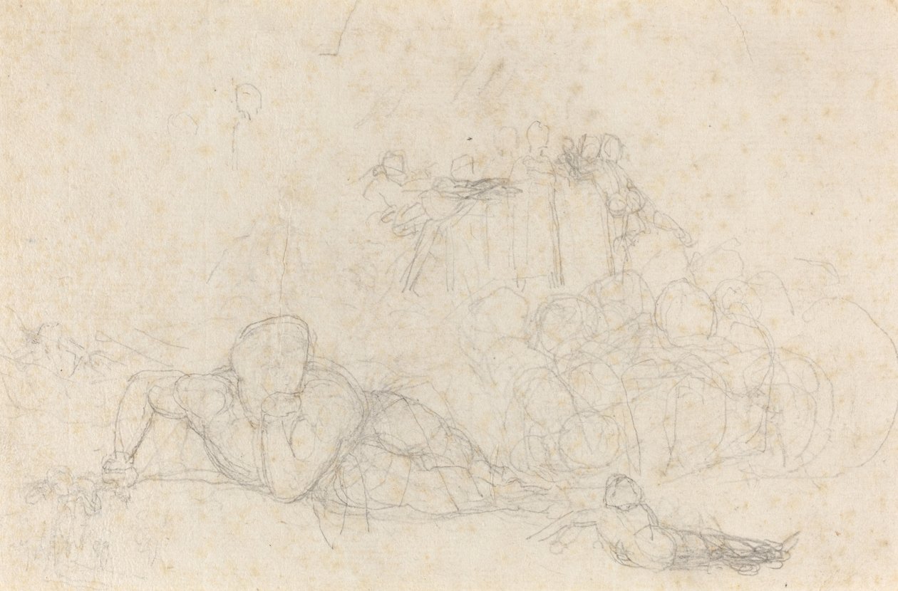 Arkusz studiów autorstwa John Flaxman