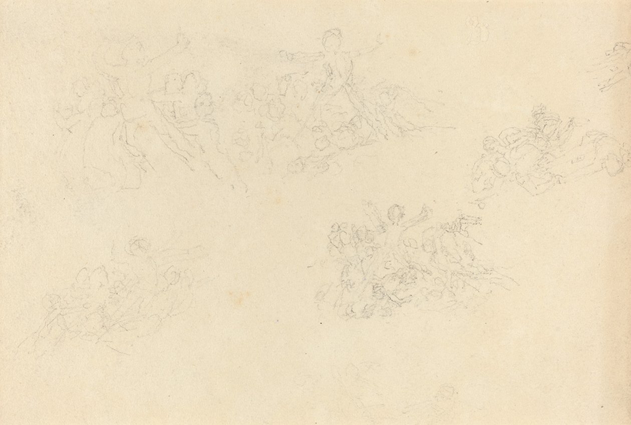 Arkusz studiów autorstwa John Flaxman