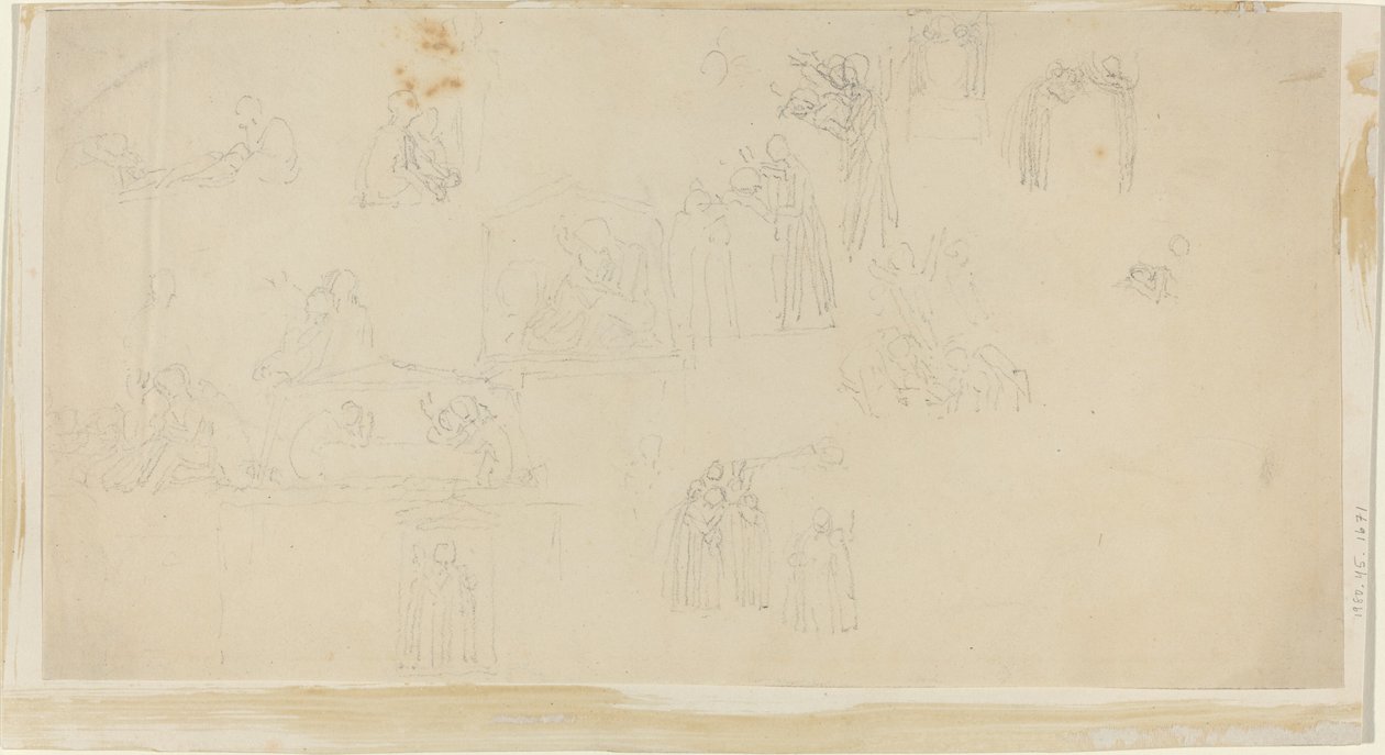 Arkusz studiów autorstwa John Flaxman