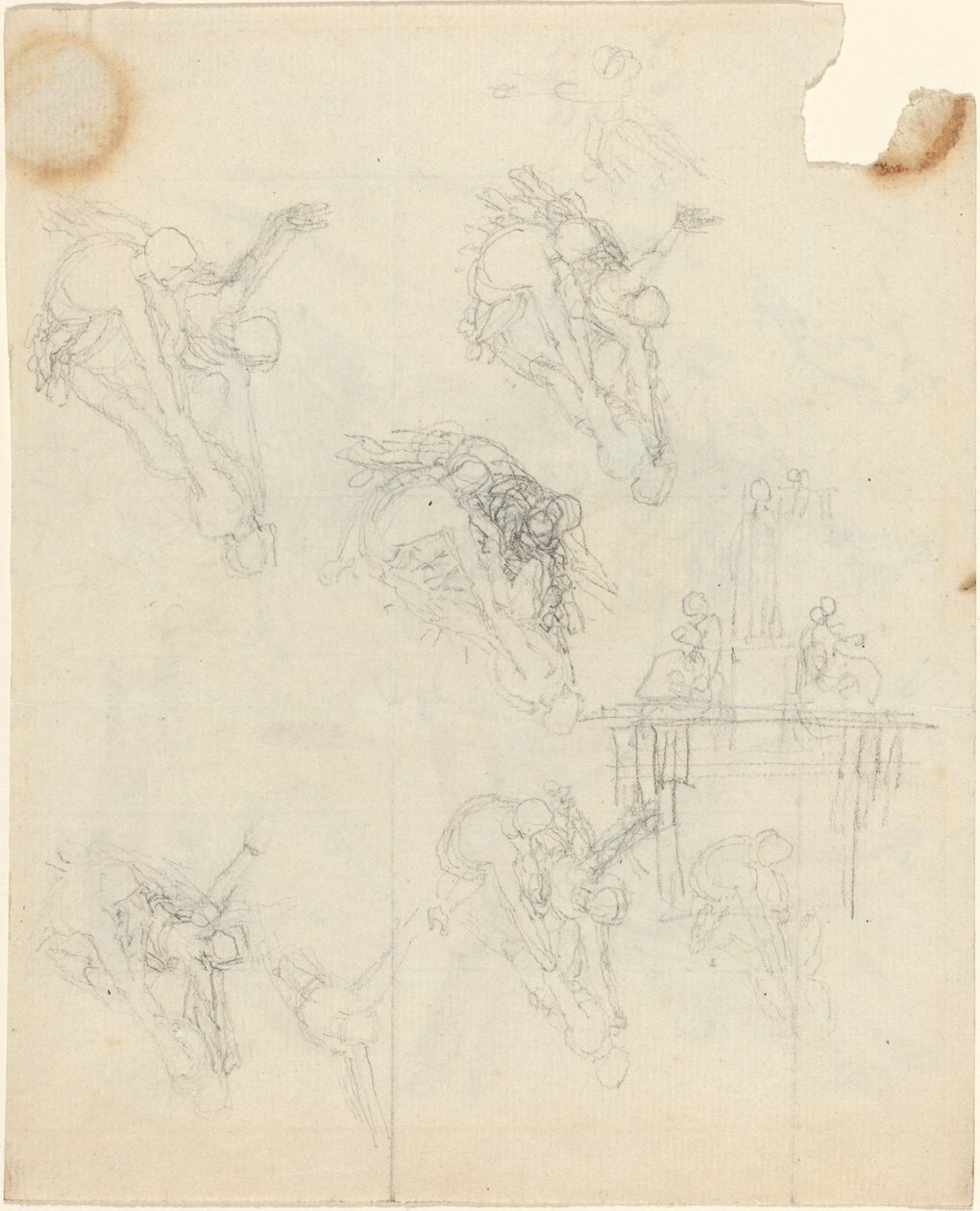 Arkusz studiów autorstwa John Flaxman
