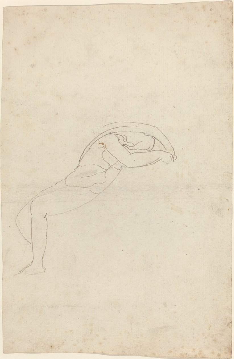 Badanie postaci półleżącej autorstwa John Flaxman