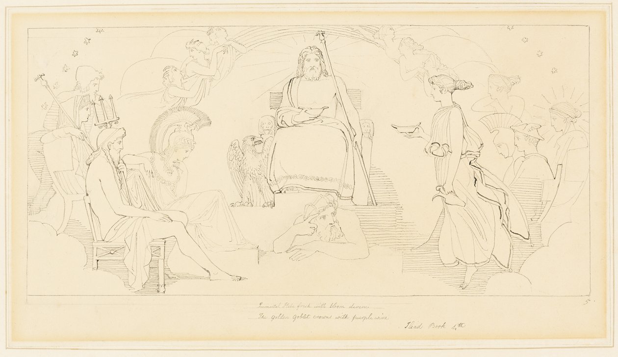 Rada Bogów autorstwa John Flaxman