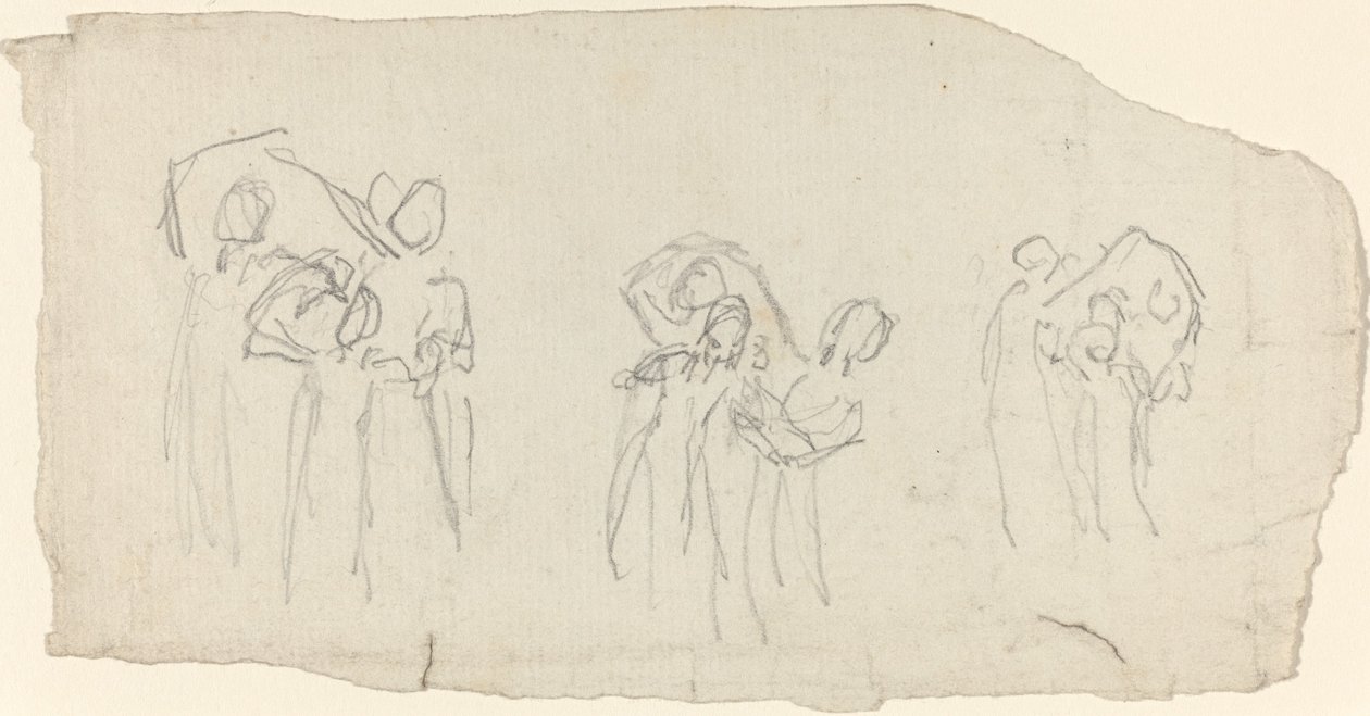 Trzy grupy tancerzy autorstwa John Flaxman