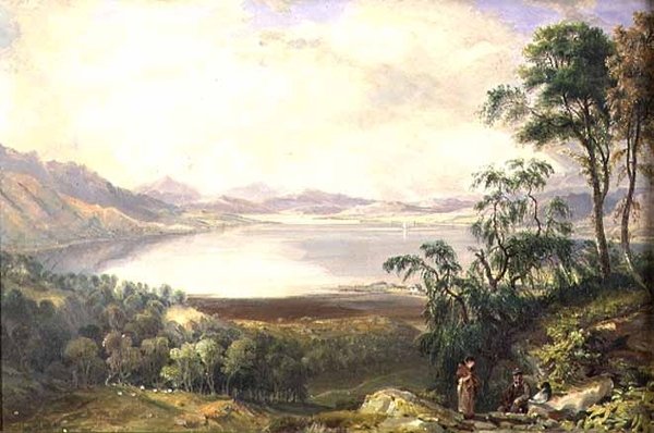 Loch Rannoch z Bunrannoch autorstwa John Fleming