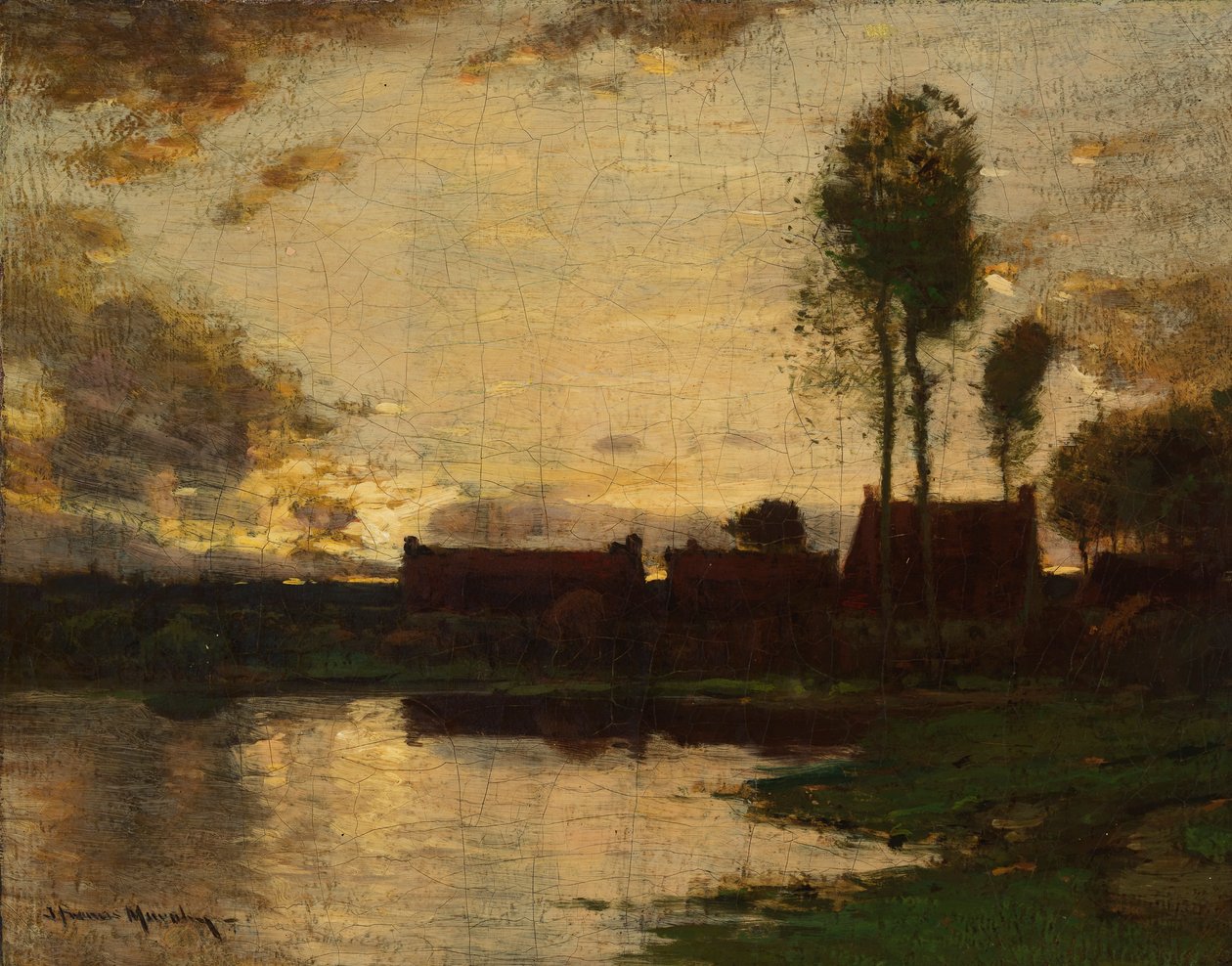 Mały pejzaż, ca. 1880-1890. autorstwa John Francis Murphy