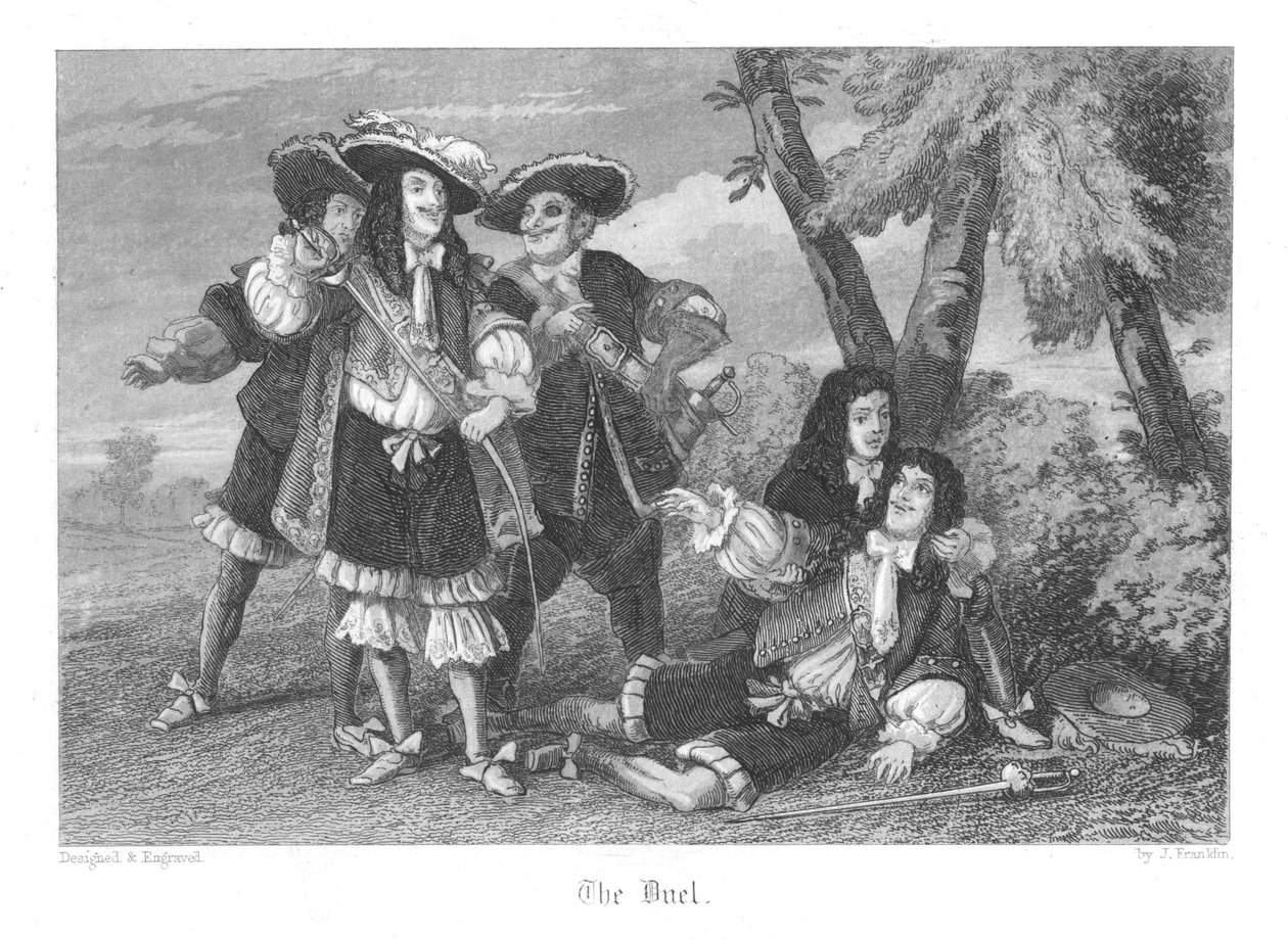 Scena ze Starego St Pauls autorstwa Williama Harrisona Ainswortha, 1855 autorstwa John Franklin