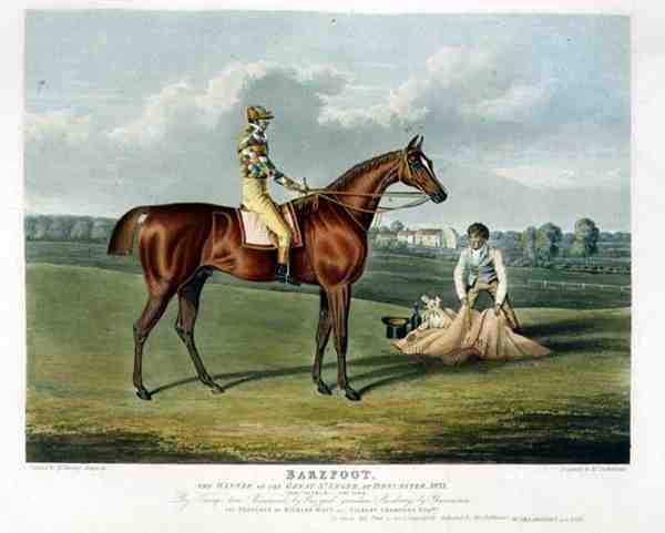 „Boso”, zwycięzca Great St. Leger w Doncaster autorstwa John Frederick Herring Snr