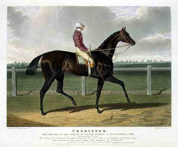 „Chórister”, zwycięzca Wielkich Nagród St. Leger w Doncaster autorstwa John Frederick Herring Snr
