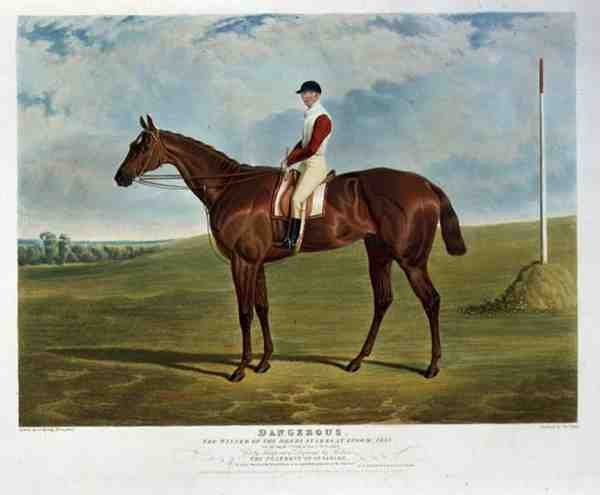 „Dangerous”, zwycięzca Derby Stakes w Epsom autorstwa John Frederick Herring Snr