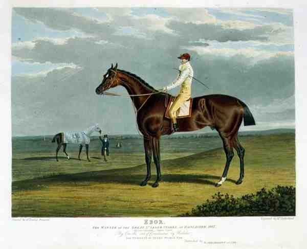 „Ebor”, zwycięzca Wielkiego St. Leger w Doncaster autorstwa John Frederick Herring Snr