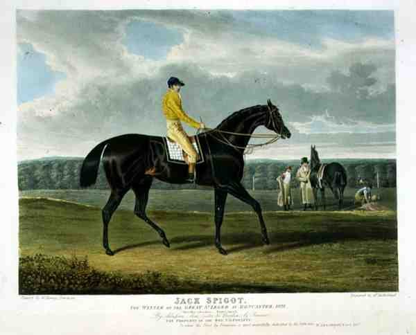 „Jack Spigot”, zwycięzca Great St. Leger w Doncaster autorstwa John Frederick Herring Snr