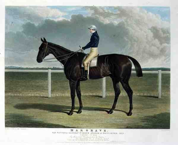 „Margrave”, zwycięzca Wielkich Nagród St. Leger w Doncaster autorstwa John Frederick Herring Snr