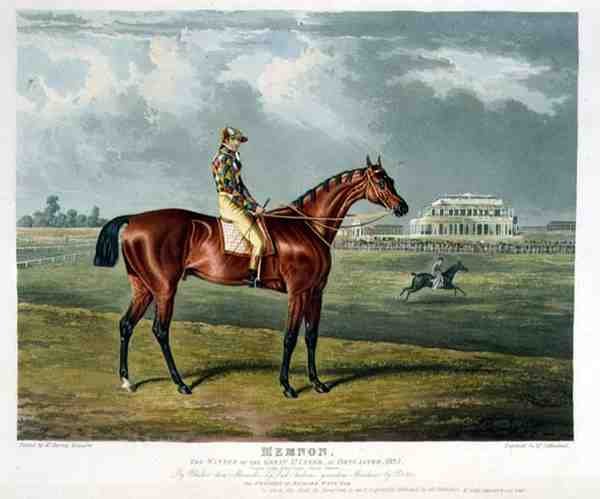 „Memnon”, zwycięzca Wielkiego St. Leger w Doncaster autorstwa John Frederick Herring Snr